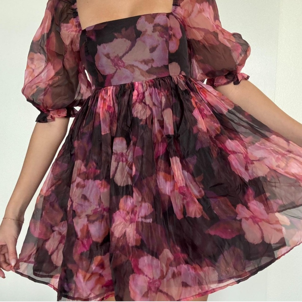 Floral mini dress